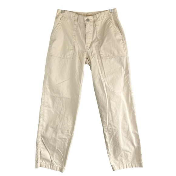 LEVI'S Women’s ‘94 BAGGY Cream Jeans Cotton Size 25 - Picture 3 of 11